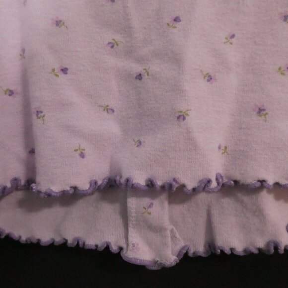 VITAMINS BABY | P2P 10 inches measured | Lilac Baby Cardigan With Floral Accents - Picture 13 of 14